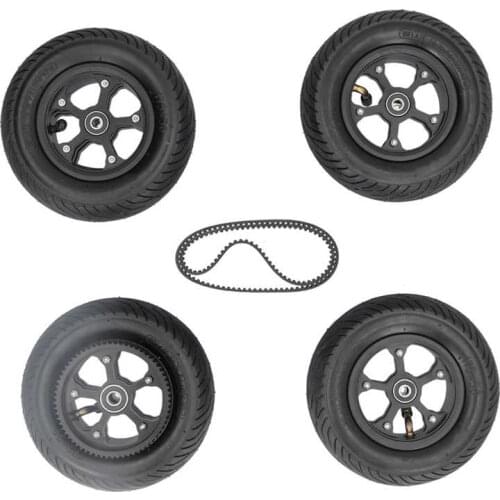 6/7inches ATM Offroad Wheel Pneumatic Rubber Tire All Terrain Mountain Wheels With Drive Belt DIY Skateboard Scooter Replacement
