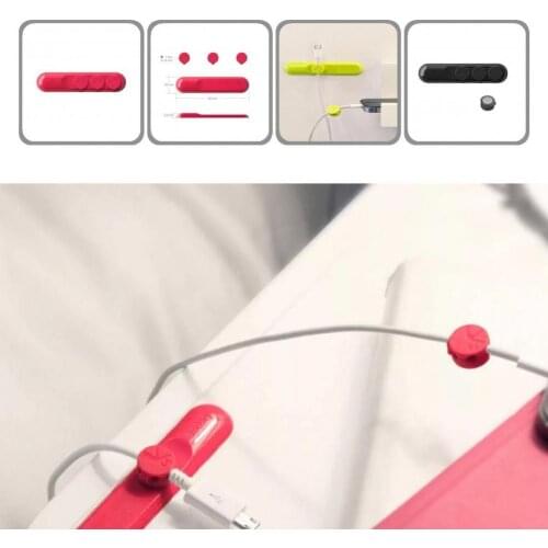 Accessory Creative Mini Practical Cord Organizer Management Buckle Four Colors Optional Cord Organizer Durable for Home
