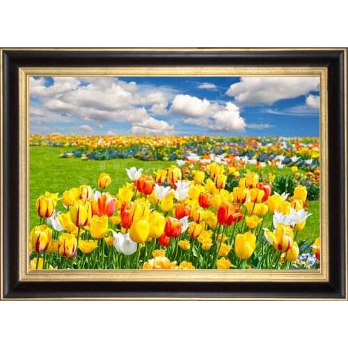 LaoJieYuan DIY diamond painting tulips flowers handmade crystal embroidery art crafts supplies home decoration daimond painting