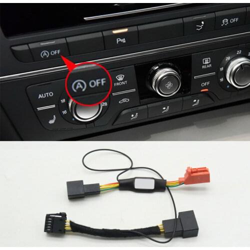 Automatic Stop Start System Off Closer Close Control Sensor Plug Smart Stop Cancel For Audi A6 C7 A7 4G8 2013 - 2016 2017 2018