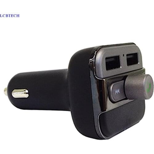 Wireless Bluetooth Handsfree Car Kit FM Stereo System Car Audio MP3 Player With Dual USB Charging Port And A2DP Function