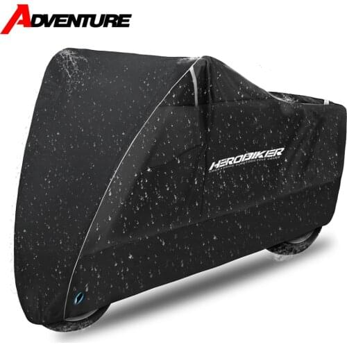 Motorcycle Cover Waterproof Universal Outdoor UV Protector Scooter All Season Bike Rain Dustproof Cover Funda Moto 12 Colors