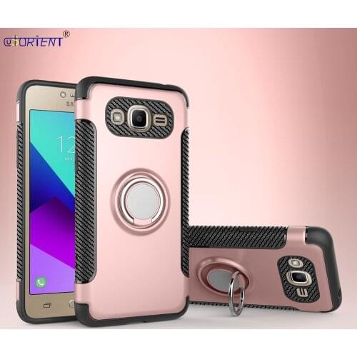 For Samsung Galaxy J2 Prime Finger Ring Case for Galaxy Grand Prime Car Holder Stand Full Cover SM-G530FZ SM-G532F/DS SM-G531F
