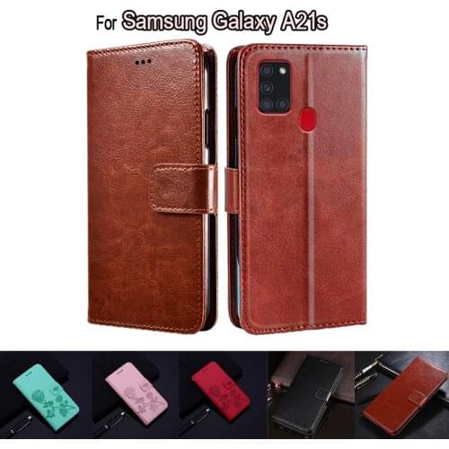 Flip Cover For Samsung Galaxy A21s Case SM-A217F A217M Phone Protective Shell Funda Case For Samsung A21s A 21s Leather Book Bag
