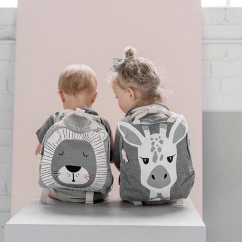 Children Backpack Cartoon Animal Bag Kindergarten School Backpack Baby Toy Storage Bags Girls Boys Backpacks