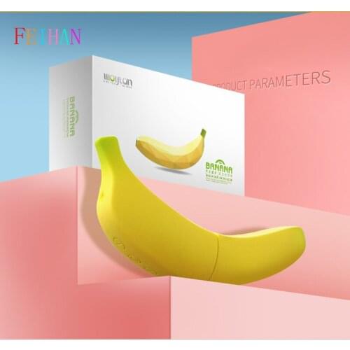 FEIHAN Banana Vibrator Female Masturbation Device Charging Electric Vibrator Foreign Trade Simulation Penis Adult Products