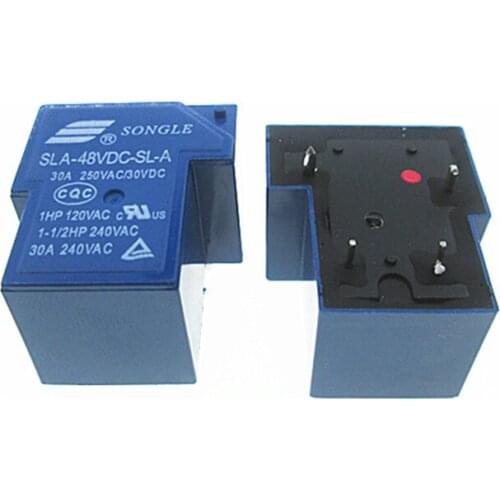 HOT NEW relay IC SLA-48VDC-SL-A SLA-48VDC SLA 48VDC DC48V 48V 30A 250VAC T90 24V SONGLE DIP5