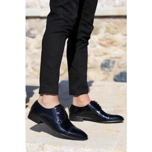 Ayakland P340 Japanned Leather 100 Leather Classic Men 'S Shoes