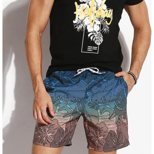 Summer men beach leisure shorts swimwear man swimsuits sunga board surf swim trunk man swimwear beach swim shorts panties