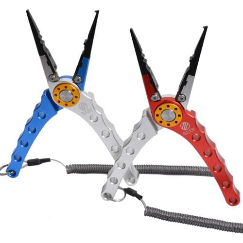 Multifunctional Fishing Pliers Aluminum Alloy Scissor Line Lure Cutter Hook Remover Fishing Tools Fish Tackle Accessories