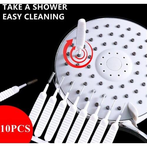 10pcs /set Shower Head Small Brush Bottle Teapot Nozzle Kettle Spout Brush Set For Household Cleaning Supplies Cleaning Tools