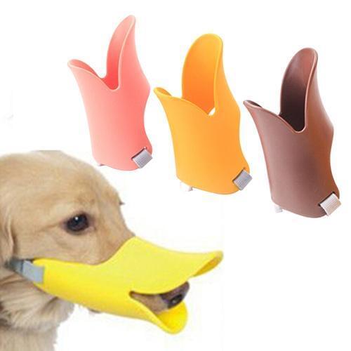 Non-Toxic Anti Bite Duck Mouth Silicone Dog Muzzle Training Products