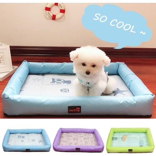 New 2018 Pet Dog Bed Dog House Soft Material Nest Dog Sleep Mat and Summer Cool Kennel For Cat Puppy Plus Size Drop Shipping