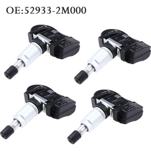 4PCS New TPMS Tire Pressure Sensor For Hyundai Accent Sonata Kia Forte Optima Sorento Soul with kit 52933-2M000 529332M000