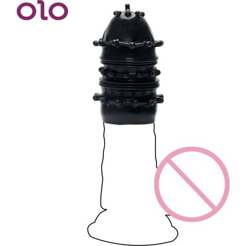 OLO Erotic Glans Trainer Delay Ejaculation TPE Vaginal Sex Toys for Men Male Male Masturbator Cup Artificial Vagina