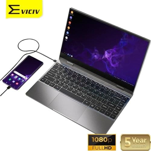 LapDock for SAMSUNG Dex EVICIV Rechargeable Portable Monitor Auto Rotate Touch Screen LCD Display USB HDMI Touchscreen Keyboard