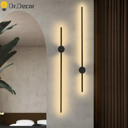 Post-Modern E27 LED Wall Light Living Room Background Bedroom Bedside Nordic Indoor Lighting Wall Lamp Wall Sconce Light Fixture