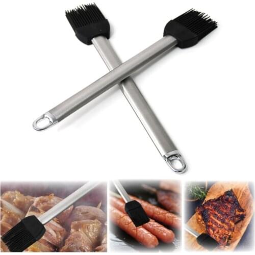 Basting Brushes Silicone Brush Kitchen BBQ Accessories Oil Brush BBQ Tools Pinceaux Patiserie Grill accessories кисть кулинарная
