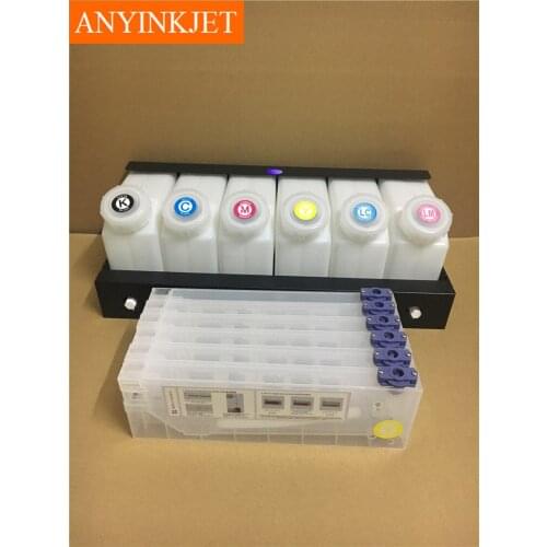 CISS ink system bulk ink system use for Roland for Mimaki for Mutoh and other printer (6 ink bottle with 6 ink cartridge)