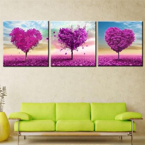 Spray Color Plant Tree Rose Flower Scenery Transparent Musical Note Canvas Painting Wall Picture Poster Living Room Decoration