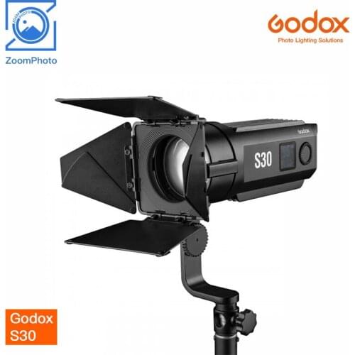 Godox S30 S30-D 90W LED Spotlight Barn Door Film Video Production Wedding Shooting Photography Description S30 LED Spotlight