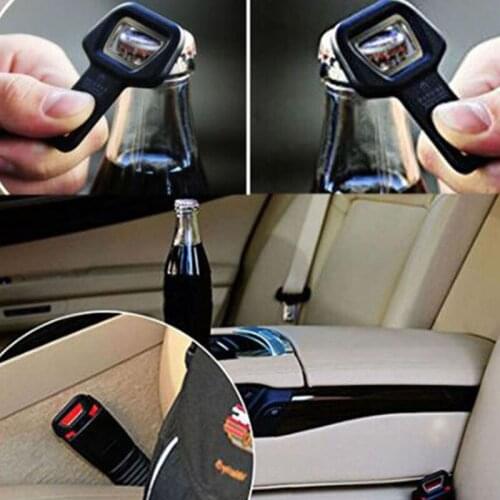 Universal Car Safety Belt Clip Car Seat Belt Buckle Vehicle-mounted Bottle Openers Car Accessories