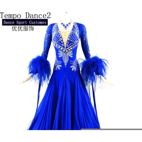 New Standard Ballroom Dance Dress Women Girls Competition Costume Waltz Stage red dancing clothes Sexy Dress Buy
