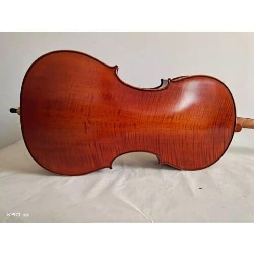 Hand made cello 3/4, solid wood maple back, ribs, neck, , SONG Brand 3/4 cello with bag,bow and rosin