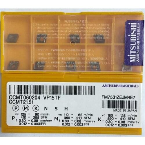 10pcs CCMT060208 VP15TF CCMT060204 VP15TF CCMT060202 VP15TF free shipping
