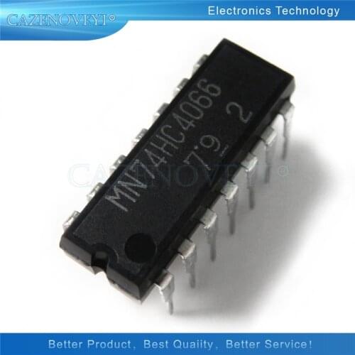 10pcs/lot SN74HC4066N SN74HC4066 74HC4066N 74HC4066 DIP-14 In Stock