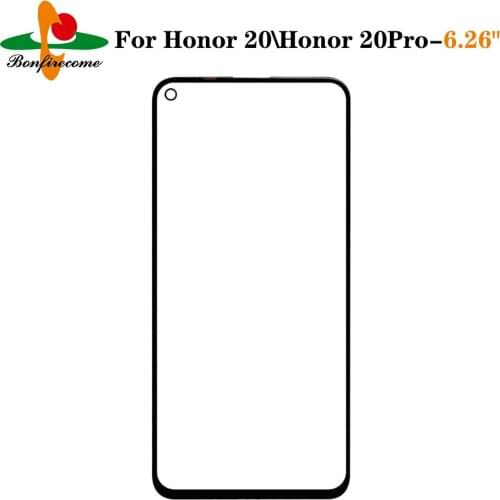 10Pcs\lot LCD Front Touch Screen Glass Outer Lens For Huawei Honor 20 YAL-AL00 YAL-L21/ Honor 20 Pro YAL-L41 YAL-AL10 YAL-TL10