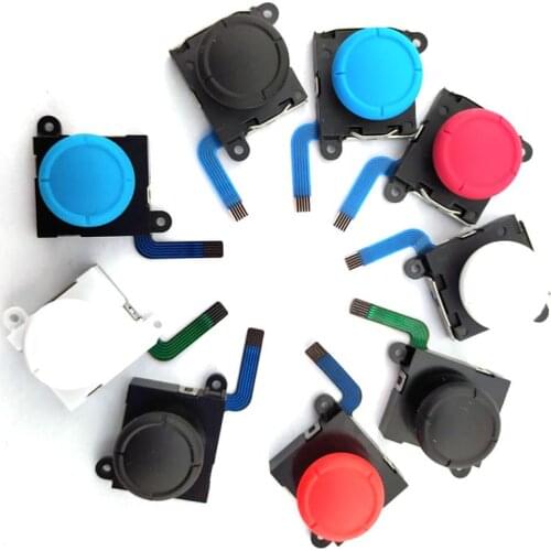 100pcs 3D analog joystick Sticks sensor replacement for Nintend Switch NS for Joy-Con controller parts Repair Black