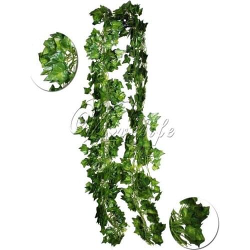 24Pcs Artificial Ivy Vine Sleaf Leaf Artificial Plants 2.3M Garden Plants For Weddig Event Party Home Decor Gifts Decor