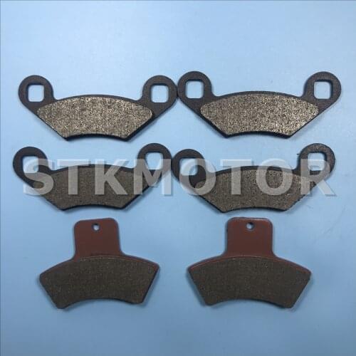 6pcs FRONT REAR BRAKE PADS For POLARIS SCRAMBLER 500 4X4 2001-2004