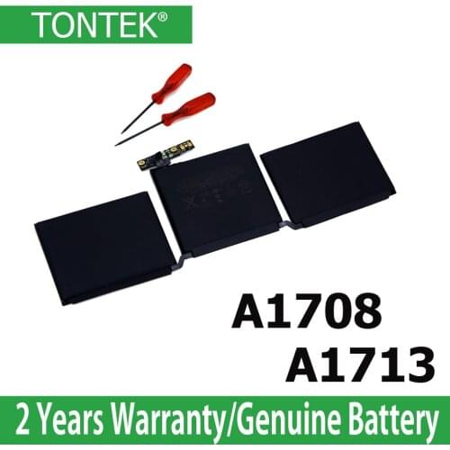 TONTEK A1713 battery for Apple macbook pro 13'' A1708 battery