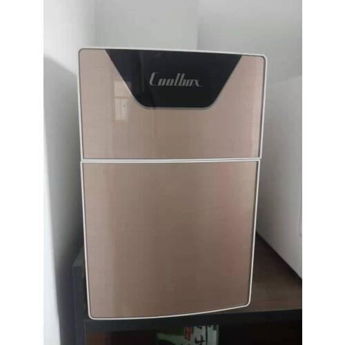 Kubao 20L Car Refrigerator Dual Use in Car and Home Dormitory Small Refrigerator Cosmetics Freezer Double Door Refrigeration