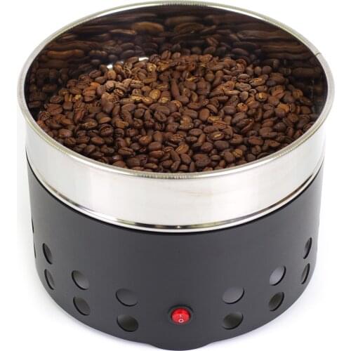AC 110-240V Coffee Bean Cooler Electric Roasting Cooling Machine Stainless Steel Radiator Capacity Baked Bean Cooling Tray 600G