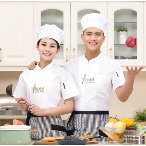 Hot Checkedout Chef Jacket Cook Coat Restaurant Kitchen Chef Uniform Comfortable Material Working Clothes Work Uniform B-6008