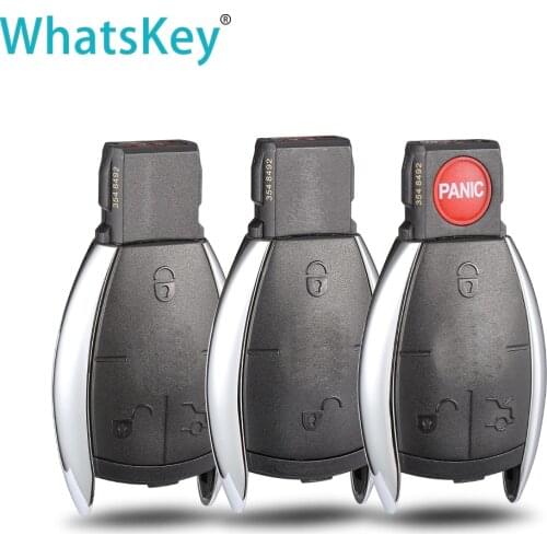 WhatsKey 3 Button Remote Key Shell Fob Case For Mercedes For Benz A B C E S CL CLS CLA CLK W203 W204 W205 W210 W211 W212
