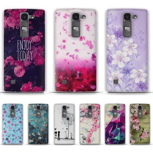 Beautiful Flower 3D Relief Painted Soft TPU Cover Case For LG Spirit 4G LTE H440Y H420 H422 H440N Phone Shell Case Silicone