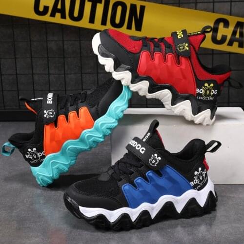 Trendy Boys Shoes Mesh Breathable Shoes Baby/Toddler/Little Kids Casual Trainers Children School Sport Shoes Soft Running Shoes