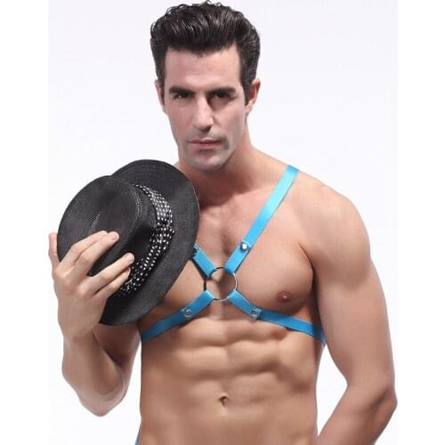 Mens Underwear Vest Sexy Male Underwear Elasticity Belts Camisole 1006BX