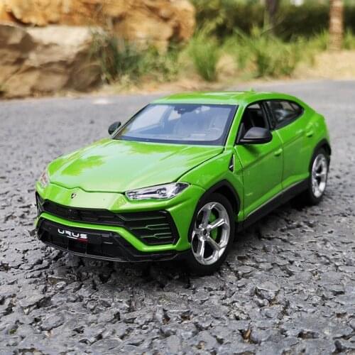 WELLY 1:24 Lamborghini Urus SUV off-road vehicle alloy car model crafts decoration collection toy tools gift