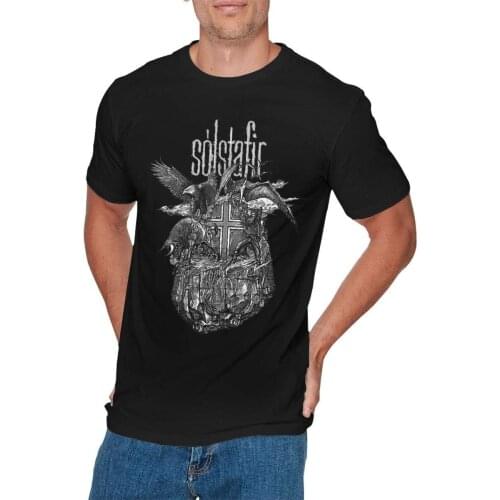 Mens Cool Solstafir Tshirts Black