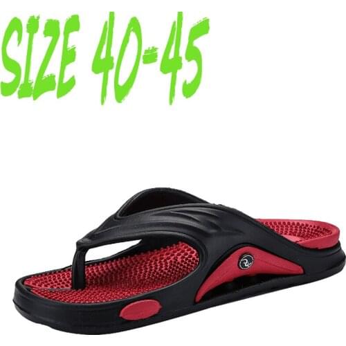 Men Massage Slippers Summer New Arrival Men Flip Flops Fashion Pinch Feet Male Beach Shoes Lightweight 2021 Male Footwear TX430