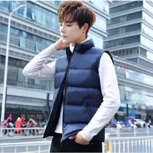 2021 New Winter Men Cotton Vest Jacket Clothing Winter Warm Cotton Winter warm vest Casual Clothes