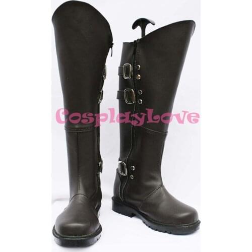 Hakuoki Hijikata Toshizo Cosplay Shoes Boots Hand Made Custom-made For Halloween Christmas Festival CosplayLove