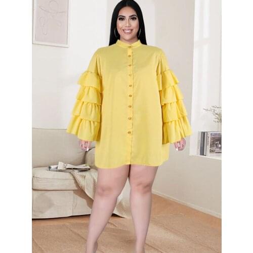 ONTINVA Summer Dresses With Buttons