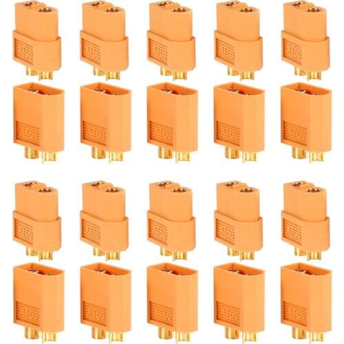Wholesale Dropship 100Pairs XT30 XT60 T-Plug Male Female Connector Plug for RC Model Drone Vehicle Airplane FPV Racing Batteries