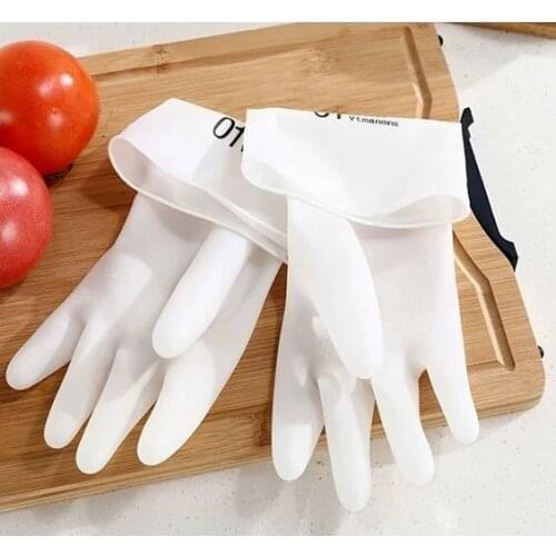 5 Pairs/set Dish Washing Gloves for Protect Hands Waterproof Rubber Latex Durable Gloves Kitchen Cleaning Household Chores E1102